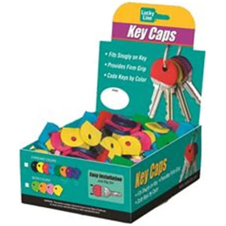 Lucky Line Key Caps Counter Display, Assorted Colors 16500